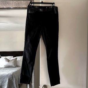 J. Crew Dannie Pant Leather Trim